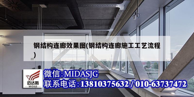 鋼結(jié)構(gòu)連廊效果圖(鋼結(jié)構(gòu)連廊施工工藝流程)